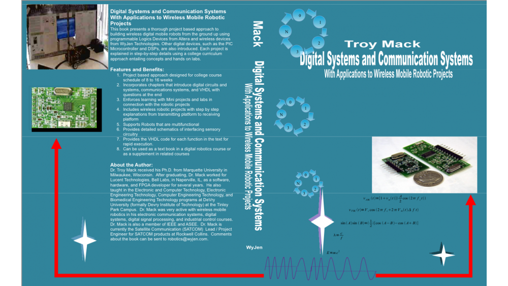 Digital Systems and Communication Systems with Applications to Wireless Mobile Robotic Projects – ISBN 9781938204043